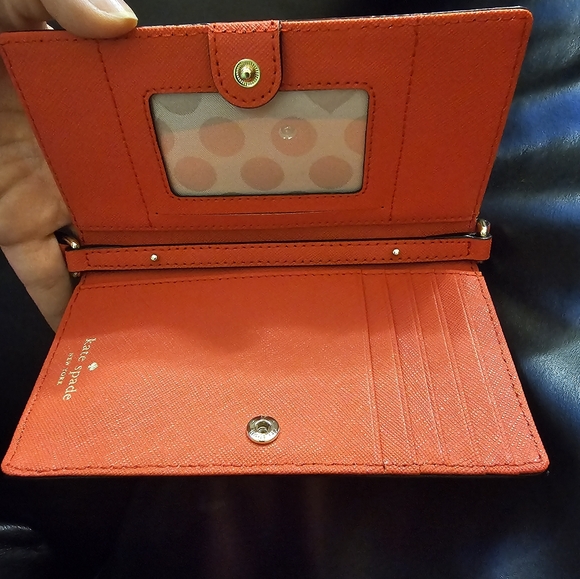 Kate Spade Crossbody Red Saffiano Leather NWOT - Picture 5 of 15